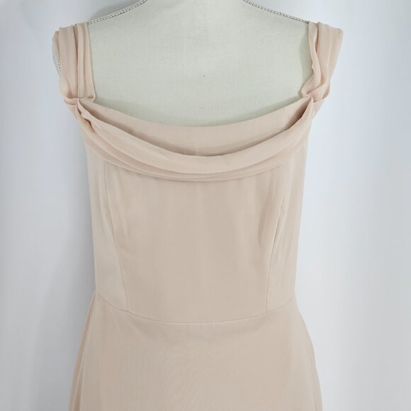 Thread Women's Cameo Off The Shoulder Draped Neck Chiffon Dress Size 10R NWT - Picture 3 of 15